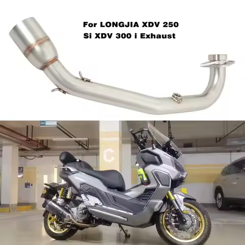 Motorcycle Exhaust Muffler Escape XDV300 XDV 300 Motorcycle Exhaust Muffler Pipe For Longjia XDV250