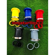 UNIVERSAL THROTTLE BODY AIR HOSE TRUMPET TROMPET VELOCITY RUBBER GETAH 32MM-42MM Y15 Y16 RS150 RSX L