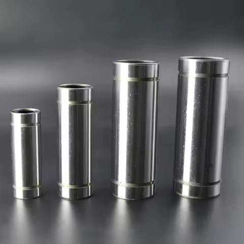 2Pcs LM6LUU LM8LUU LM10LUU LM12LUU linear bearings 4mm 5mm 6mm 8mm 10mm 12mm Extended Ball Bearing C