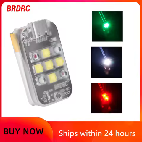 BRDRC Light Strobe for DJI Avata 2 Drone Light LED Bike Aircraft Night Flying Lamp Flash Mini Flashi