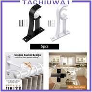 [Tachiuwa1] Curtain Rod Bracket Roman Rod Side Mount Brackets Heavy Duty Curtain Rod Base Support for Restaurant Door Curtains