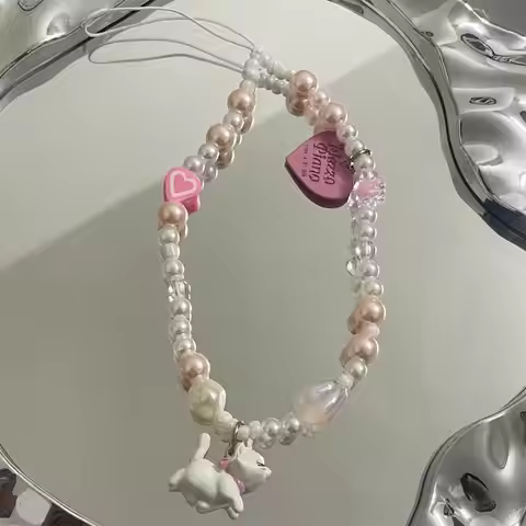 Kawai The Aristocats Marie Cat Phone Chain Y2K Cute Sweet Spicy Girl Camera Chain Mobile Phone Decor