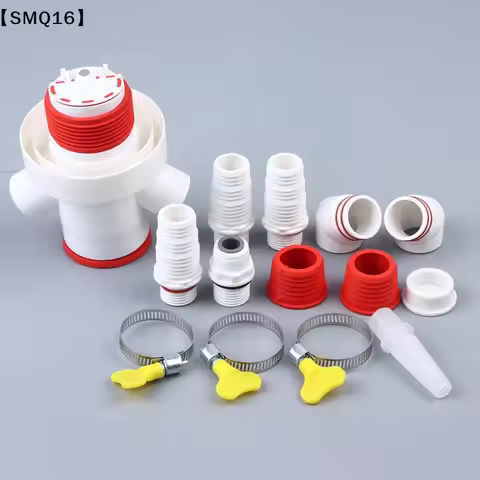 Washing Machine Drain A Three-Way Drain Distributor, A Dryer, A Drainage Pipe, A Three-Way Anti-Back