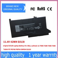 DJ1J0 0G74G Laptop Battery For DELL Latitude 12 7000 7280 7380 7480 E7290 390 PG74G PGFX4 ONFOH DJ1J