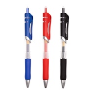 Retractable Gel Pen 0.5mm Black Blue Red Gel Ink Refill Gel Pen School Office Supplies Stationary Pens