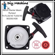 Recoil Starter Mesin Rumput TL33 TL43 BG330 BG430 TU33 TU43 Mitsubishi Brush Cutter Ogawa Spare Part