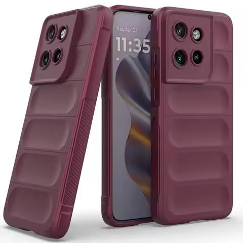 Flannel Skin Feel MOTO Edge 50 Neo Case For Motorola Edge 50 Fusion 40 G32 G85 G84 Plaid Soft Silico