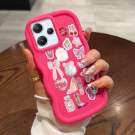 Case For Xiaomi Redmi 12 4G 12 5G 12C 11A Note 12R 5G POCO C55 Case Butterfly Knot Pattern HP Cesing