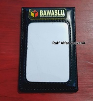 Dompet id car BAWASLU - Name tag id card bawaslu - tempat kartu id card bawaslu