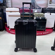 BATOLON 寶龍 雙層防爆 防盜雙軌拉鍊行李箱 可加大容量 防刮髮絲紋 TSA海關鎖 旅行箱 20吋 黑色