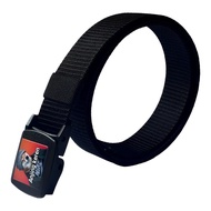 Tectical Black Canvas Belt Metal Belt Easy to Wash Anti-Decctor