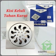 15am x 15am Stainless Steel Floor Grille 4" x 4" / 6" x 6" with Waste Trap Water Filter