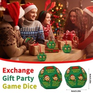 2025 Christmas Party Exchange Game Dice, Exchange Gifts Family Game, Christmas Stocking Stuffers Gif