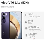 Vivo v40 lite 5G