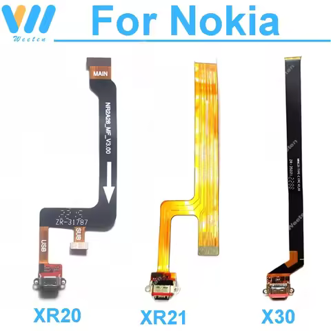 USB Charging Board Dock Port Flex Cable For Nokia XR20 XR21 X30 USB Charger Connector Flex Cable Boa