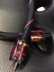 美國發燒線材 monster 大蟒蛇音響HIFI電源線1米搭進口紫銅美標頭-紅色版