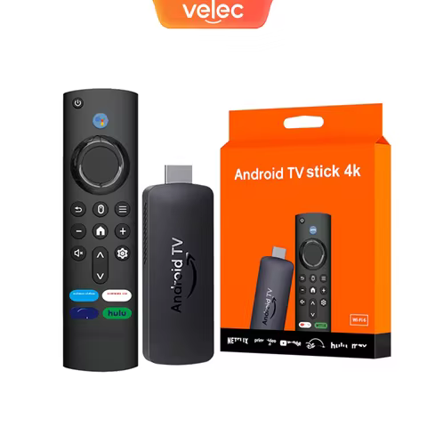 Velec Smart TV Stick I96 D7 4K Android 12 Allwinner H618 For NETFLIX Youtube TV Sticks With Voice Re