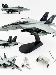 WLTK Alloy 1/72 American F/A-18F Super Bumblebee F18 Fighter Model Pirate Flag Squadron