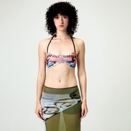 BLACKDOG BKK - SS2506 - Sardine can strapless - เกาะอกผ้ายืดพิมพ์ลาย