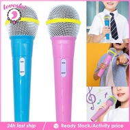 [Lovoski] Microphone Prop Fun Stage Mic Microphone Model Party Toy Realistic Kids Microphone Toy Fak