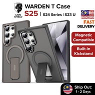 (MY) LionShield Samsung Magnetic Warden T Case, Compatible with Galaxy S25 Ultra/S25 Plus/S25/S24 Ul