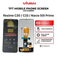 VIVAN LCD Touchscreen Realme C30 / C33 / Narzo 50i Prime Original