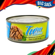 Tuna Flakes In Oil, Ikan Tuna Dalam Tin Cap Bintang Tuna Flakes In Oil (Tune Kepingan Dalam Minyak) 