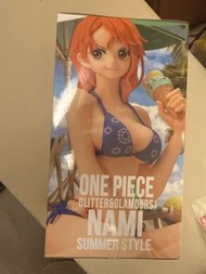 (全新) 海賊王娜美 figure 夏日泳裝 坐姿 擺件 景品 One Piece Glitter & Glamours Nami Summer Style Figure