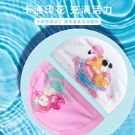 ZOKE ZOKE Children's PU Coated Swimming Cap Cartoon Cute Comfortable Not Strangling Teenager Swimmin