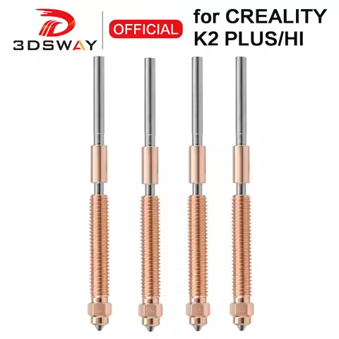 For Creality K2 Plus/Hi Combo Nozzles Quick-Swap Nozzle Kit Hardened steel All-metal Design Creality