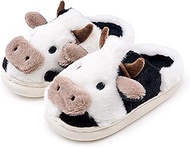 Cow Slippers for Kids，Toddler Slippers Boys Girls Soft Non-Slip slippers Memory Foam Toddler House Shoes Kawaii Bedroom Pillow Cloud Slippers for kids Indoor Outdoor