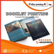 Custom Booklet Printing (Saddle Stitch Booklet) Art Paper, Book A4 , Book A5 Size Printing | MOQ 5pc