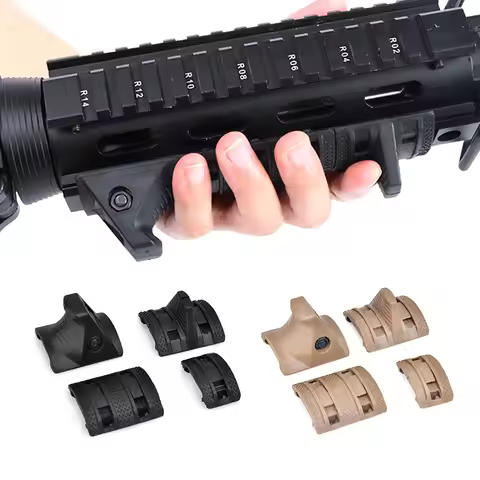 WADSN Tactical Hand Stop Kit for 20mm Picatinny Rail Airsoft Gun Accessories AEG GBB Compatible with