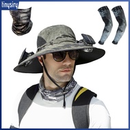 Outdoor Fishing Sun Hat Portable Solar Fan Hat with Uv Protection for Outdoor Activities Rechargeabl