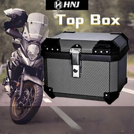 HNJ Top Box Motor Givi 36L/45L/57L Storage Motorcycle Stainless Steel Lock Waterproof
