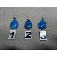 [Sapphire] Natural Sky Sapphire Water Drop Necklace → F333-1 With Pendant