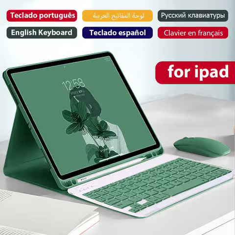 QUKAM Magic Keyboard for iPad Pro 11 12 9 12.9 Air 4 Air 5 for iPad 10th Generation Pro 12 9 6th 5th