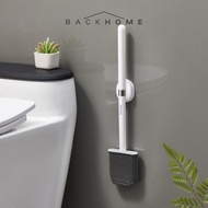 ECOCO Flat Magnetic Toilet Brush - Magnetic Toilet Brush for Bathroom Toilets, Silicon Bathroom Brus