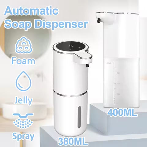 380/400ML Smart Inductive Soap Dispenser Automatic Hand Washing Soap Dispenser Foam Gel Sanitizer Ha