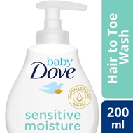 Baby Dove Hair to Toe Baby Bath Sensitive Moisturizing Baby Soap 200ml