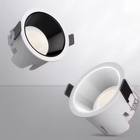 CRI 98 OSRAM Chip Embedded Dimmable LED Downlights 7W9W12W15W20W24W30W36W Anti Glare COB Ceiling Lam