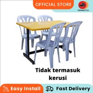 P2U 3V Cafe meja petak plastik/ meja kukuh / meja makan / meja kedai makan / meja plastik