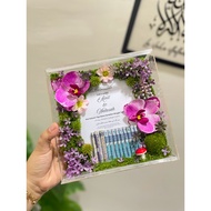 frame hantaran arcylic 8x8
