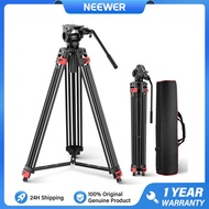 NEEWER 74" Video Tripod for Camera with Fluid Head, Max Load 8kg/17.6lb, TP37