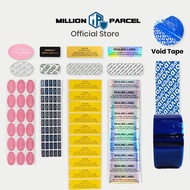 MillionParcel VOID Sticker | Void Tape | Tamper Evident Security Seal | Anti Counterfeit Label | War