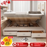 KUKA Large Storage Tatami Bed Modern Minimalist Skeleton Customizable Size Tatami Bedroom Air Pressu