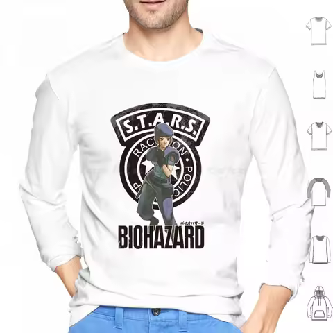 Jill Valentine-Jmc7g Hoodies Long Sleeve 4 Video Game Re4 4 Remake Village Leon Kennedy Video Games