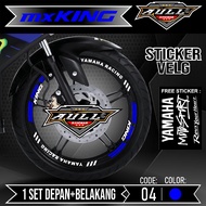 Yamaha MX KING Rim Cutting Stickers - MX KING 150 Motorcycle Rim Cutting List Accessories Stickers F
