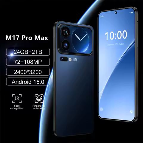 HOT Smartphone Screen Protectors For M17 Pro Max for Cell Phone Mobile 5G 22GB+2TB 7.3inch HD 7800mA