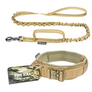 Military Tactical Dog Collar Leash Large Breed Dog Pitbull Herder Doberman